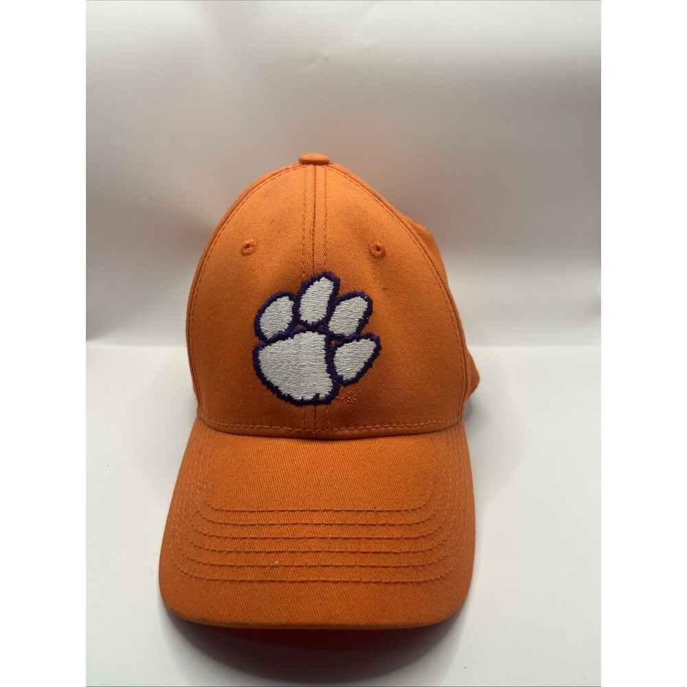 New Clemson Tigers Paw Logo Orange Top of the World One Fit Hat Cap NCAA Flex